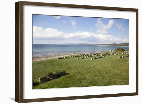 Turkey, Gallipoli, Ari Burun, CWGC Cemetery and Landing Shore-Samuel Magal-Framed Photographic Print