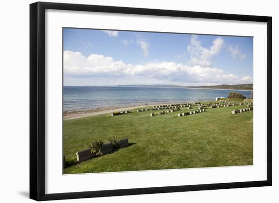 Turkey, Gallipoli, Ari Burun, CWGC Cemetery and Landing Shore-Samuel Magal-Framed Photographic Print