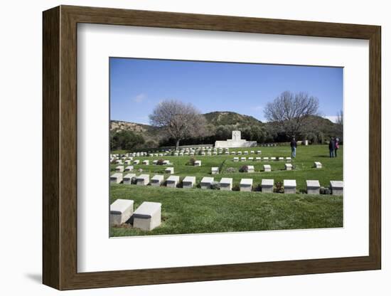 Turkey, Gallipoli, Ari Burun, CWGC Cemetery-Samuel Magal-Framed Photographic Print