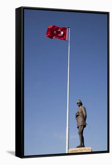 Turkey, Gallipoli, Kemal Ataturk Memorial-Samuel Magal-Framed Stretched Canvas