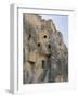 Turkey, Goreme, Dwellings Carved into the Rock-null-Framed Photographic Print