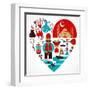 Turkey - Heart-Marish-Framed Art Print