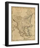 Turkey in Europe, c.1812-Aaron Arrowsmith-Framed Art Print