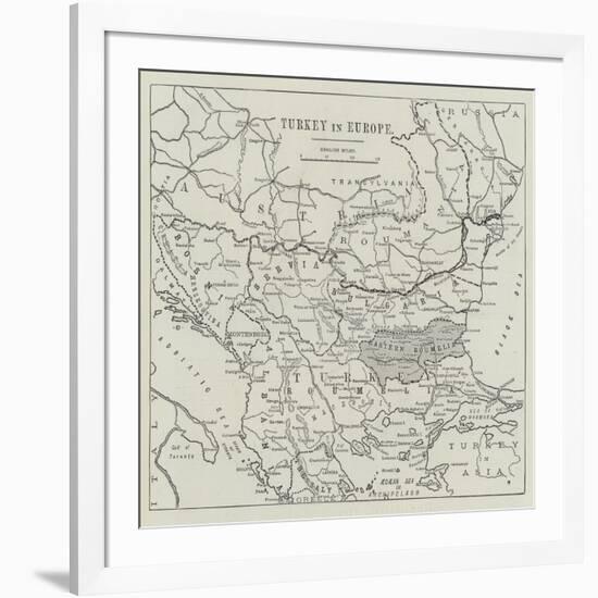 Turkey in Europe-null-Framed Giclee Print