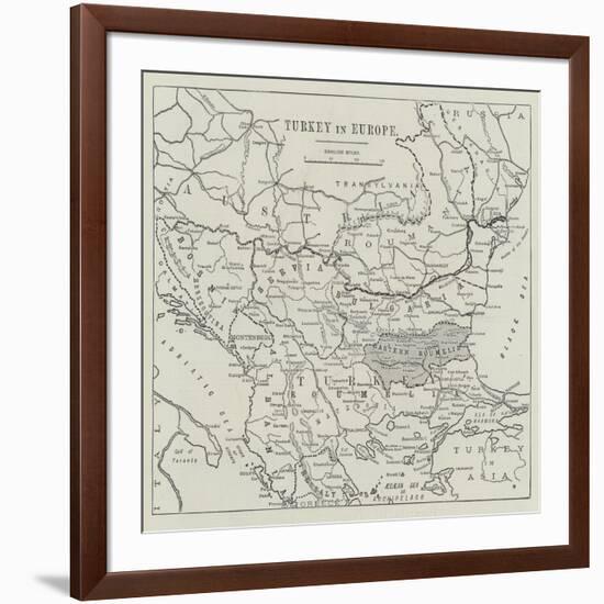 Turkey in Europe-null-Framed Giclee Print