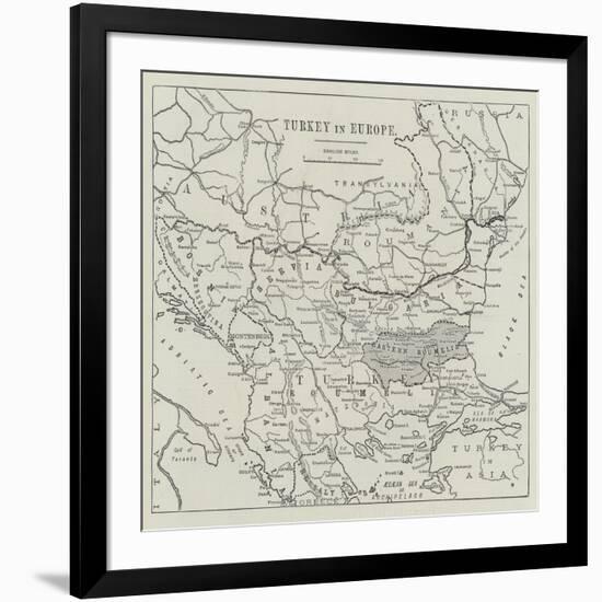 Turkey in Europe-null-Framed Giclee Print