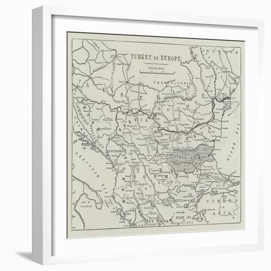 Turkey in Europe-null-Framed Giclee Print