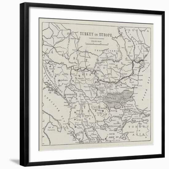 Turkey in Europe-null-Framed Giclee Print