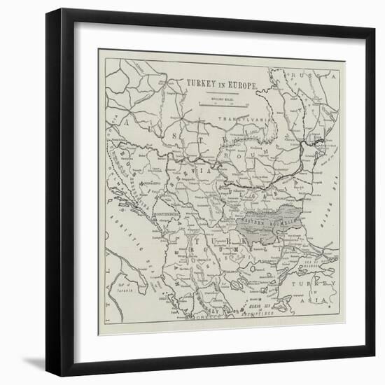 Turkey in Europe-null-Framed Premium Giclee Print