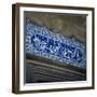 Turkey. Istanbul. Blue Mosque, 16th Century. Ottoman Style. Courtyard. Blue Tiles. Detail-null-Framed Photographic Print