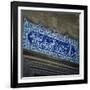 Turkey. Istanbul. Blue Mosque, 16th Century. Ottoman Style. Courtyard. Blue Tiles. Detail-null-Framed Photographic Print