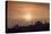 Turkey, Istanbul, Blue Mosque and Hagia Sophia, Sunset-Daryl Benson-Stretched Canvas