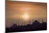 Turkey, Istanbul, Blue Mosque and Hagia Sophia, Sunset-Daryl Benson-Mounted Premium Photographic Print