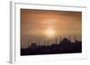 Turkey, Istanbul, Blue Mosque and Hagia Sophia, Sunset-Daryl Benson-Framed Photographic Print