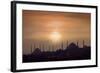 Turkey, Istanbul, Blue Mosque and Hagia Sophia, Sunset-Daryl Benson-Framed Photographic Print