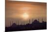 Turkey, Istanbul, Blue Mosque and Hagia Sophia, Sunset-Daryl Benson-Mounted Photographic Print
