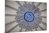 Turkey, Istanbul, Blue Mosque, Decorated Dome with Arabic Writing-Samuel Magal-Mounted Photographic Print