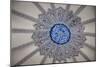 Turkey, Istanbul, Blue Mosque, Decorated Dome with Arabic Writing-Samuel Magal-Mounted Photographic Print