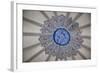 Turkey, Istanbul, Blue Mosque, Decorated Dome with Arabic Writing-Samuel Magal-Framed Photographic Print