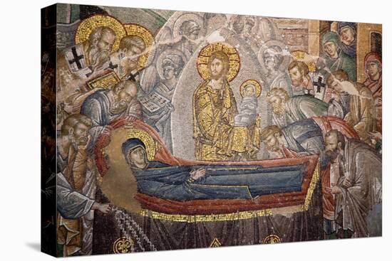 Turkey, Istanbul, Chora Church, Mosaic, The Death of The Virgin-Samuel Magal-Stretched Canvas