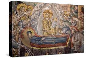 Turkey, Istanbul, Chora Church, Mosaic, The Death of The Virgin-Samuel Magal-Stretched Canvas