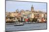 Turkey, Istanbul. Galata Tower as seen from Spice Bazaar.-Emily Wilson-Mounted Photographic Print