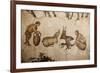 Turkey, Istanbul, Great Palace Mosaic Museum, Roman Mosaic, Shepherd Milking A Goat-Samuel Magal-Framed Photographic Print