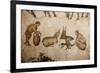 Turkey, Istanbul, Great Palace Mosaic Museum, Roman Mosaic, Shepherd Milking A Goat-Samuel Magal-Framed Photographic Print