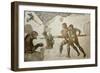 Turkey, Istanbul, Great Palace Mosaic Museum, Roman Mosaic, Tiger Hunt-Samuel Magal-Framed Photographic Print