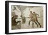 Turkey, Istanbul, Great Palace Mosaic Museum, Roman Mosaic, Tiger Hunt-Samuel Magal-Framed Photographic Print