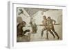 Turkey, Istanbul, Great Palace Mosaic Museum, Roman Mosaic, Tiger Hunt-Samuel Magal-Framed Photographic Print