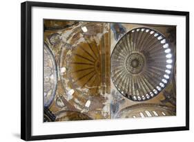 Turkey, Istanbul, Hagia Sophia, Decorated Dome-Samuel Magal-Framed Photographic Print