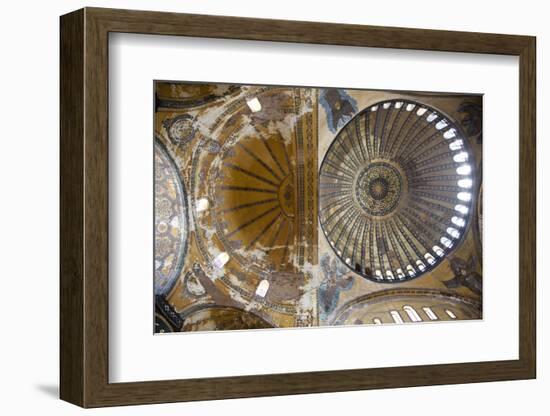 Turkey, Istanbul, Hagia Sophia, Decorated Dome-Samuel Magal-Framed Photographic Print
