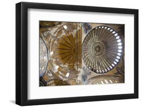 Turkey, Istanbul, Hagia Sophia, Decorated Dome-Samuel Magal-Framed Photographic Print