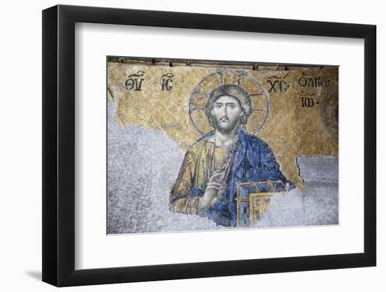 Turkey, Istanbul, Hagia Sophia, Deesis Mosaic-Samuel Magal-Framed Photographic Print