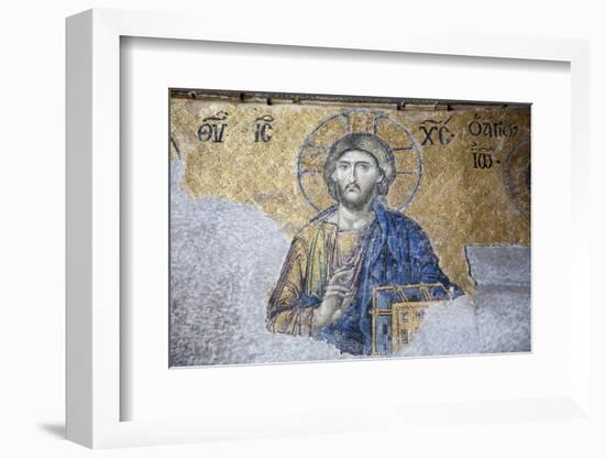 Turkey, Istanbul, Hagia Sophia, Deesis Mosaic-Samuel Magal-Framed Photographic Print