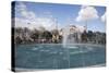 Turkey, Istanbul, Hagia Sophia, Exterior, Fountain-Samuel Magal-Stretched Canvas