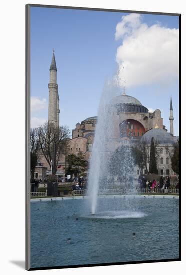 Turkey, Istanbul, Hagia Sophia, Exterior, Fountain-Samuel Magal-Mounted Photographic Print