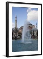 Turkey, Istanbul, Hagia Sophia, Exterior, Fountain-Samuel Magal-Framed Photographic Print