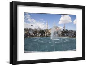 Turkey, Istanbul, Hagia Sophia, Exterior, Fountain-Samuel Magal-Framed Photographic Print