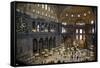 Turkey, Istanbul, Hagia Sophia, Interior-Samuel Magal-Framed Stretched Canvas