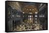 Turkey, Istanbul, Hagia Sophia, Interior-Samuel Magal-Framed Stretched Canvas