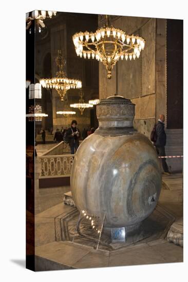 Turkey, Istanbul, Hagia Sophia,  Lustration Urn-Samuel Magal-Stretched Canvas