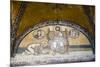 Turkey, Istanbul, Hagia Sophia, Mosaic Above the Imperial Gate-Samuel Magal-Mounted Photographic Print