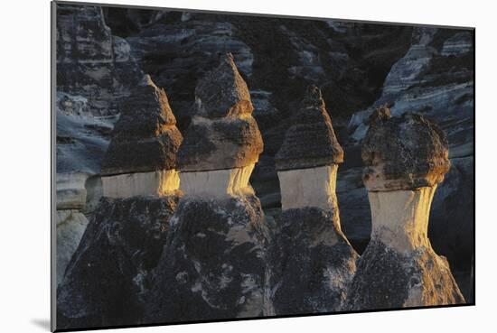 Turkey, Istanbul, Kemerburgaz, View of Rock Formation in Goreme-Ali Kabas-Mounted Photographic Print