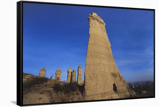 Turkey, Istanbul, Kemerburgaz, View of Rock Formation in Goreme-Ali Kabas-Framed Stretched Canvas