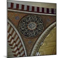 Turkey. Istanbul. Suleymaniye Mosque. Ottoman Imperial Mosque. Built by Mimar Sinan. 16th Century.-Sinan-Mounted Photographic Print