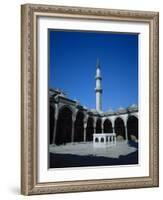 Turkey. Istanbul. Suleymaniye Mosque. Ottoman Style. 16th Century. Courtyard and Ablution Fountain-Sinan-Framed Photographic Print