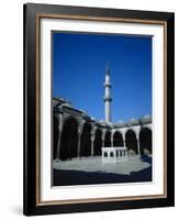 Turkey. Istanbul. Suleymaniye Mosque. Ottoman Style. 16th Century. Courtyard and Ablution Fountain-Sinan-Framed Photographic Print