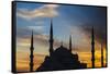 Turkey, Istanbul, Sultanahmet, Blue Mosque - Sultan Ahmed Mosque-Jane Sweeney-Framed Stretched Canvas